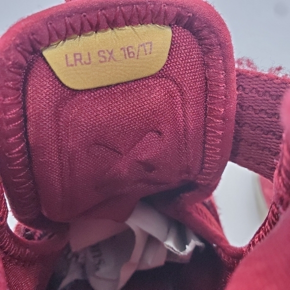 Nike LeBron Soldier 10 Team Burgundy Basketball Size 5Y 6.5 Women Shoes - Picture 16 of 16